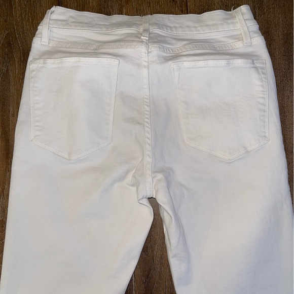 FRAME Le High Skinny Women’s 27 Mid Rise All Button Fly White Skinny Jean - Picture 8 of 9